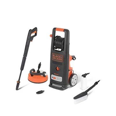 Immagine di BLACK+DECKER Idropulitrice ad Alta Pressione BXPW2000PE con Patio Cleaner e Spazzola Fissa (2000 W, 140 bar, 440 l/h)