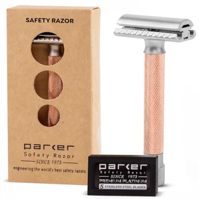 Immagine di Parker Safety Razor rasoio di sicurezza variant regolabile versione rosegold