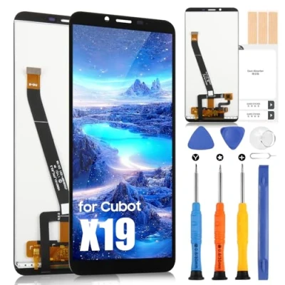 Immagine di ARSSLY per Cubot X19 LCD Display, X19S Schermo Touchscreen Digitazer Assembly Sostituzione con Riparazione Kit