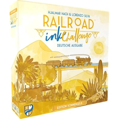 Immagine di Horrible Guild Railroad Ink Challenge: Edition giallo sole Tedesco Gioco di dadi Per 1 4 persone dai 8 anni in su,