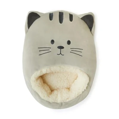Immagine di Balvi Scaldapiedi Kitty Colore Grigio Mantenere i Piedi Caldi Borsa Morbida e Confortevole, con Un di
