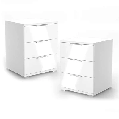 Immagine di Vicco Comodini camera da letto Florenz, Bianco, 46.2 x 60.5 cm Set di 2