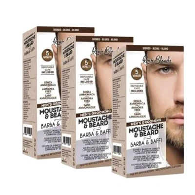 Immagine di Renee Blanche Colorazione Per Barba E Baffi Tintura Colore Biondo Senza Ammoniaca 2X20 Ml (3, Unità)
