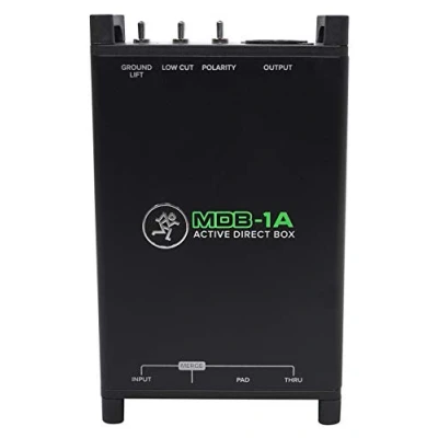 Immagine di MACKIE Mdb 1A Direct Box di Attiva con Low Cut, Polarità, Ground Lift, Pad da 20 Db e Funzione Merge
