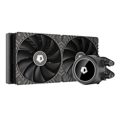 Immagine di ID COOLING Frostflow X 280 CPU Water Cooler Bianco LED AIO 280mm Liquid 2x140mm PWM Ventole Intel 1700/1200/115X/2066, AMD AM4/AM5