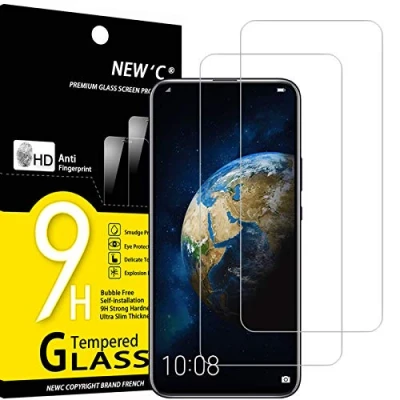 Immagine di NEW&#039;C 2 Pezzi, Vetro Temperato per Honor Magic 2, Pellicola Prottetiva Anti Graffio, Impronte, Senza Bolle, Durezza 9H, 0,33mm Ultra Trasparente, Resistente