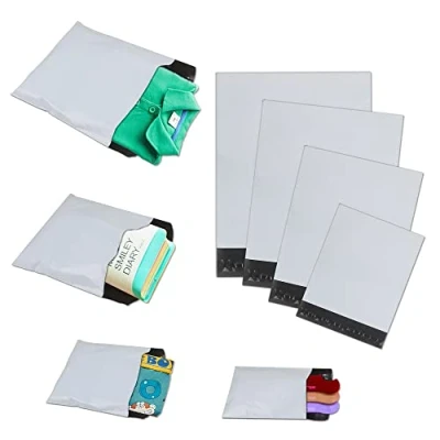 Immagine di huruirui100pcs Buste per Spedizioni Sacchetto di Plastica C5 A4 B4 A3 Vinted Postali Autoadesive Opache Abbigliamento Logistica Imballaggio Trasporto Scatola