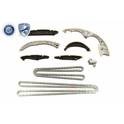 Immagine di VAICO V10 10019 BEK Kit Catena distribuzione con guide di scorrimento, tendicatena per albero a camme chiusa, Simplex AUDI: A6 C7 Avant, Q7