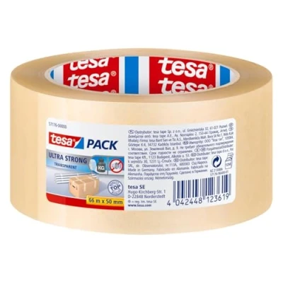 Immagine di tesa ULTRA STRONG 57176 00000 08 Nastro da imballo tesapack® Trasparente (L x L) 66 m 50 mm 1 pz.