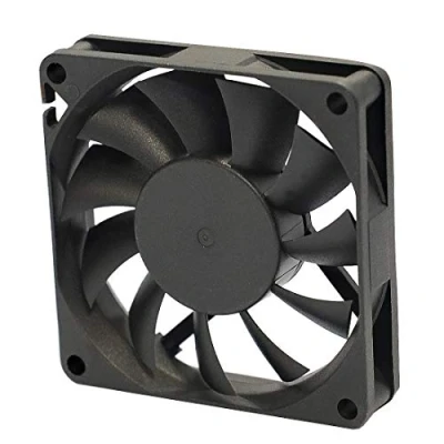Immagine di Rhombutech Ventola silenziosa, 70 x 15 mm, DC12 V, 0,20 A, connettore di alimentazione a 3 pin (1 70/70/15)