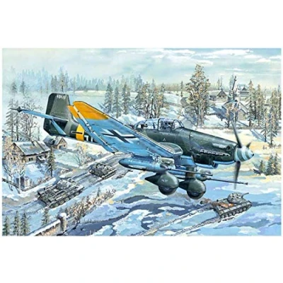 Immagine di Trumpeter Junkers Ju 87G 2 Stuka Modellino, Colore Vari, 002425