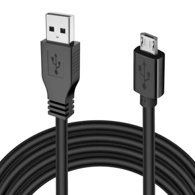 Immagine di Cavo di ricarica USB per controller PS4, funziona con i Sony PlayStation 4/PS4/PS4 Slim/PS4 Pro/Xbox One/One S/One X (1,8 m)