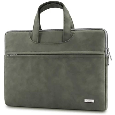 Immagine di TECOOL 13 13,3 Pollici Custodia PC Portatile per 13,6 MacBook Air M2 2022 A2681,13 PRO/Air M1 2012,MacBook PRO 14 M3 2023 2021,Impermeabile Borsa 13,5 Surface Laptop, Verde