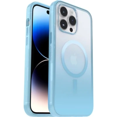 Immagine di Cover OtterBox Serie Clear Case con MagSafe per iPhone 14 Pro Max, Resistente a Shock e Cadute, Ultra Sottile, Protettiva, Testata 2x vs le norme anti caduta MIL STD 810G, Regalia