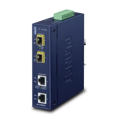 Immagine di PLANET IP30 Industrial 2 port convertitore multimediale di IGT 2205AT