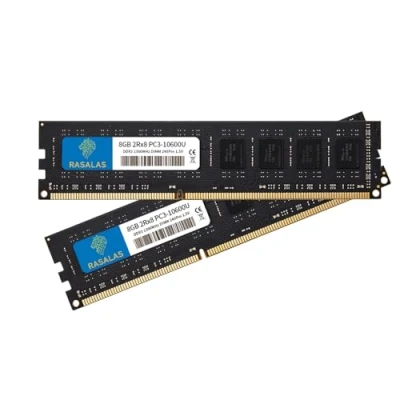 Immagine di Rasalas Kit da 16 GB (2 x 8 GB) DDR3 1333 MHz 2Rx8 PC3 10600U Ram 240 pin 1,5 V CL9 Desktop Memory Upgrade GB..