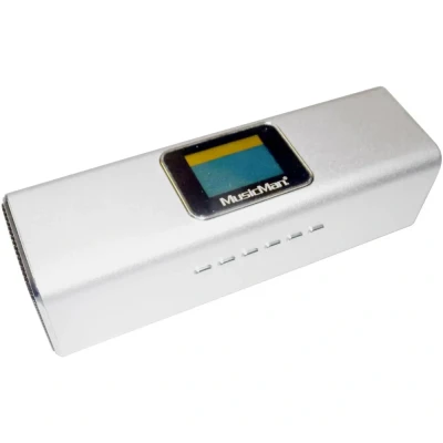 Immagine di Technaxx MusicMan MA Display Soundstation Mini altoparlante AUX, Radio FM, SD, portatile, USB Argento