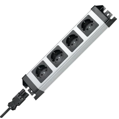 Immagine di Kopp 226320016 Multipresa 4 vie Argento, Nero Connettore Wieland 1 pz.