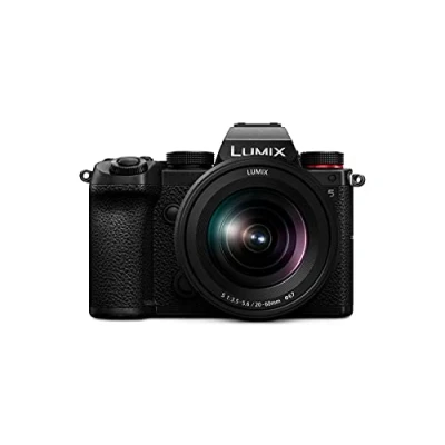 Immagine di Panasonic Lumix DC S5KE K Full Frame Mirrorless Macchina Fotografica, Sensore CMOS 24.2MP ISO Dual Native, Image Stabilizer 5 Assi, Video 10bit 60/50p, Incluso Obiettivo S, Nero
