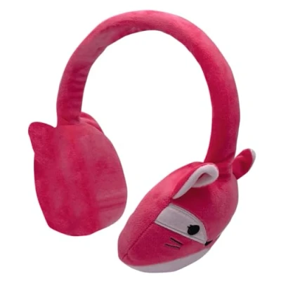 Immagine di WONDEE SQUISHMALLOWS cuffie ufficiali per bambini in peluche morbido e soffice Regali originali ragazze ragazzi, audio Bluetooth senza fili le orecchie