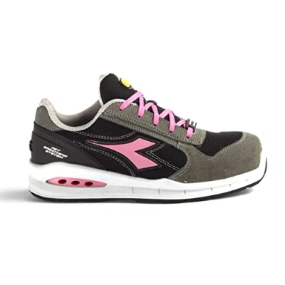 Immagine di Utility Diadora Run Net Airbox Low S1P Src Scarpa di Sicurezza Uomo, Grigio (Smoke/Black), 39 EU