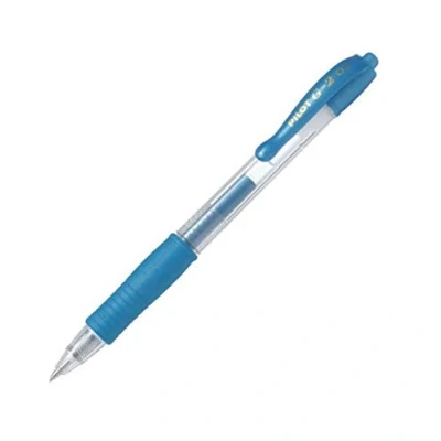 Immagine di Pilot Set di 6 penne sfera a inchiostro gel G2 07 Metallic, Blu Metallico
