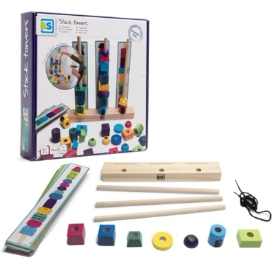 Immagine di BS Toys Stack Torri, Multicolore, GA370