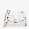 Immagine di Guess Dorys Convertible Xbody FLAP Borsa a tracolla, Donna, Taglia: One Size, White logo