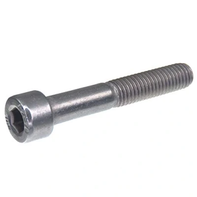 Immagine di SECCARO Vite cilindrica M10 x 60 mm, in acciaio inox V2A VA A2, DIN 912/ISO 4762, filettatura parziale, 20 pezzi