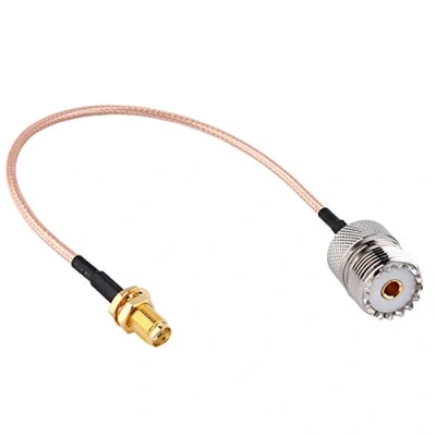 Immagine di TengKo Cavo Adattatore a Palmare SMA Femmina UHF SO 239 Connettori 6 &#039;&#039; per Wouxun Baofeng Quasheng Linton Collega le Antenne e Mobili