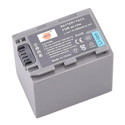 Immagine di DSTE Ricaricabile Li ion Batteria Compatibile per NP FP90 e Sony DCR HC16,DCR HC16E,DCR HC17,DCR HC17E,DCR HC18,DCR HC18E,DCR HC19E,DCR HC20, HC20E,DCR HC21 Fotocamera