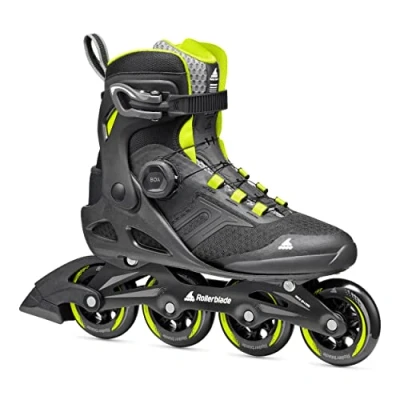 Immagine di Rollerblade MACROBLADE 84 BOA, Pattini in linea, nero/lime, 42/42.5, uomini