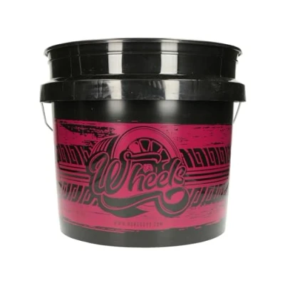 Immagine di Nuke Guys Wheel Bucket GritGuard 3,5 GAL secchio per lavaggio specifico la pulizia dei cerchioni, 3 secchi di metodo delicato a mano non danneggia vernice