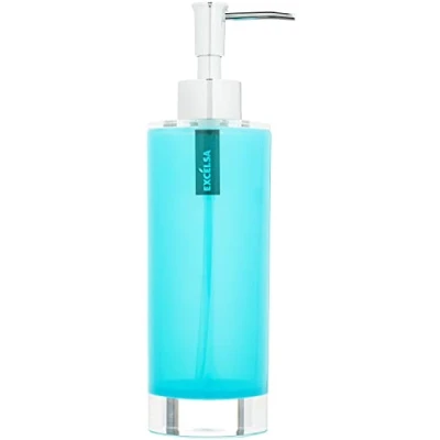 Immagine di Excelsa Linea Bagno Dispenser Sapone, Azzurro, 6.5 x 22 cm