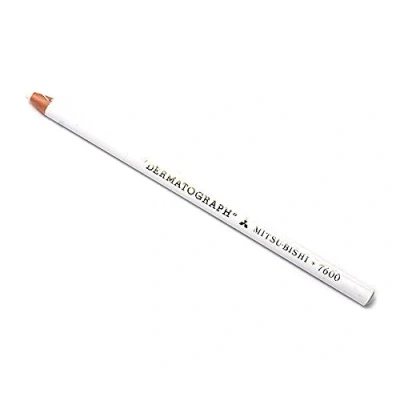 Immagine di Uni ball 7600 BL Matita Dermatograph, confezione da 12, colore: Bianco