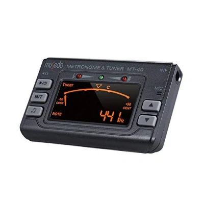 Immagine di Musedo Mt 40 Cromatico + Metronomo Metronomo, accordatore e generatore di toni digitale, tutto in uno schermo LCD grandi dimensioni, colore nero