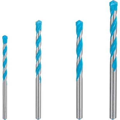 Immagine di Bosch Accessories EXPERT CYL 9 MultiConstruction 2608900646 Kit punte multiuso 4 parti 5.5 mm, 6 7 8 mm Alberino cilindrico pz.