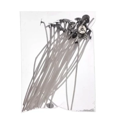 Immagine di comforder 50 stoppini per candele, lunghezza 15 cm, in cotone fai da te