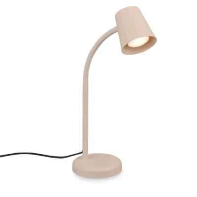 Immagine di Briloner lampada da tavolo con interruttore a cavo, orientabile, flessibile, GU10, max. 9W, comodino, scrivania, lampade 13x38,5 cm, beige