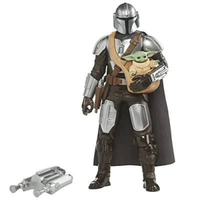 Immagine di Star Wars Galactic Action The Mandalorian &amp; Grogu Figure elettroniche interattive su scala da 30 cm Giochi per bambini Età: 4+