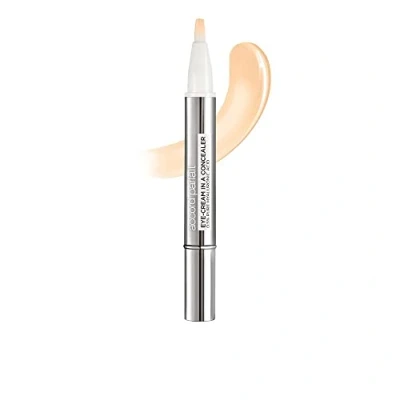 Immagine di L&#039;Oréal Paris Correttore Con Crema Occhi, Formula 0.5 percento di Acido Ialuronico, 1 2D, 2D Ivory Beige, Unità (Confezione da 1)