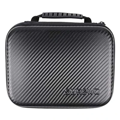 Immagine di SUREWO Custodia da trasporto impermeabile per superfici compatibile con GoPro Hero 13/12/11/10/9/8/7/(2018)/6/5 Black, DJI Osmo Action 5 Pro/4/3/2,Camppark/YI Camera e altro (medio)