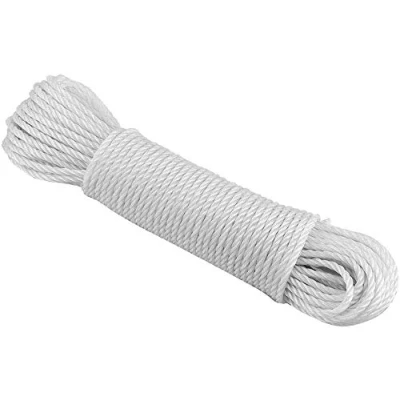Immagine di EUROXANTY Filo per stendere Stendibiancheria esterni in nylon Resistente al sole e alla pioggia Corda da campeggio giardinaggio 20 M Bianco