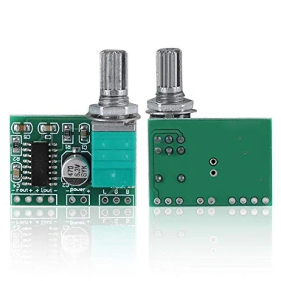Immagine di Bewinner 2 Pezzi PAM8403 Mini modulo Amplificatore di Potenza Digitale 5V, Scheda Audio * 3W, Stereo ad Alta Potenza, fedeltà