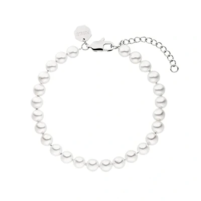 Immagine di Purelei® Diligence Bracciale (argento), impermeabile, per uomini e donne, elegante, unisex, in acciaio inox, idea regalo uomo donna, lunghezza regolabile 18 22 cm