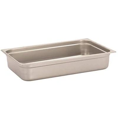 Immagine di Pentole Agnelli COIXGNP11100 Bacinella Gastronorm 1/1, Acciaio Inossidabile, Argento, 53 x 32.5 10 cm