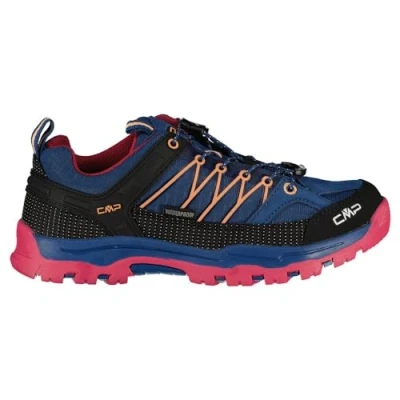 Immagine di CMP KIDS Rigel LOW WP Unisex Scarpa da hiking per bambini, Taglia: 36, Ocean/fuxia Pelle / sintetico