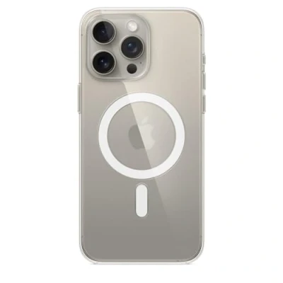 Immagine di Apple MagSafe Plastica Back Cover Trasparente iPhone 15 Pro Max