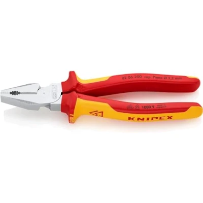 Immagine di Pinza universale tipo forte VDE 200 mm N/A Knipex 02 06
