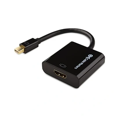 Immagine di Cable Matters 4K Adattatore Mini DisplayPort a HDMI (Adattatore DP HDMI) Supporta Tecnologia Eyefinity